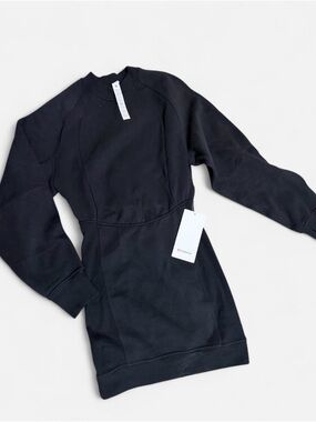 lululemon scuba long sleeve dress Lululemon Scuba Long Sleeve Dress - Black
